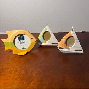 Vintage Nautical Photo Frame Set of 3